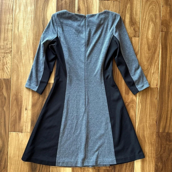 Chaps Grey and Black Classy Dress size Small - Picture 3 of 4